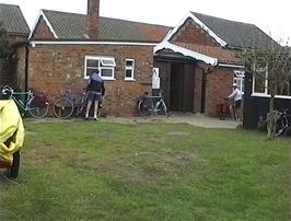 The back of Blaxhall youth hostel